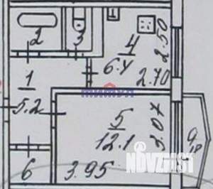 1-к квартира, вторичка, 30м2, 3/9 этаж