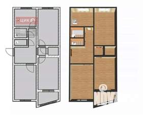 3-к квартира, вторичка, 72м2, 3/5 этаж