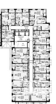 2-к квартира, вторичка, 57м2, 6/25 этаж