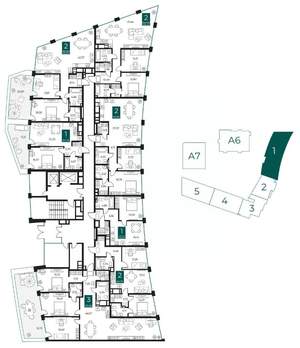 2-к квартира, вторичка, 88м2, 3/13 этаж