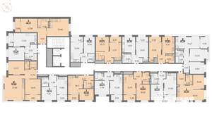 1-к квартира, вторичка, 34м2, 10/22 этаж