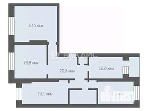 4-к квартира, вторичка, 150м2, 2/6 этаж