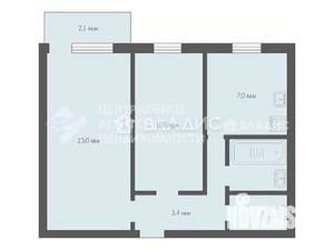 2-к квартира, вторичка, 43м2, 9/12 этаж