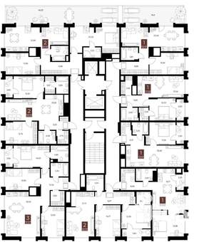 2-к квартира, вторичка, 67м2, 13/15 этаж