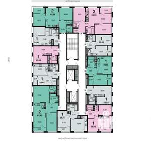 1-к квартира, вторичка, 26м2, 3/21 этаж