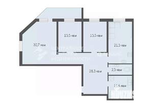 3-к квартира, вторичка, 130м2, 3/19 этаж