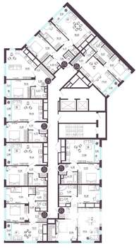 2-к квартира, вторичка, 53м2, 7/18 этаж