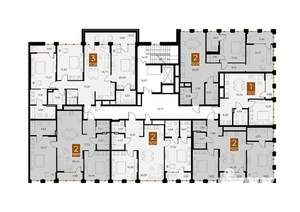 2-к квартира, вторичка, 87м2, 2/8 этаж