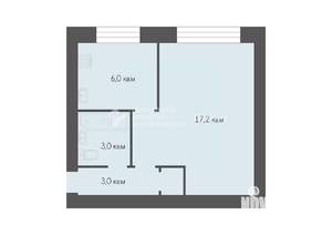 1-к квартира, вторичка, 30м2, 4/5 этаж
