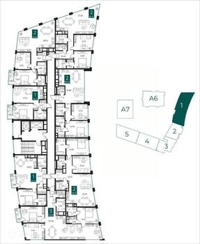 2-к квартира, вторичка, 87м2, 13/14 этаж
