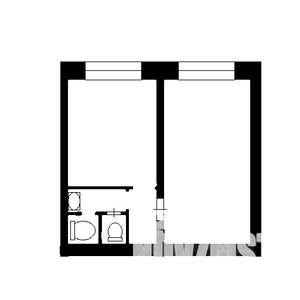 1-к квартира, вторичка, 28м2, 4/9 этаж