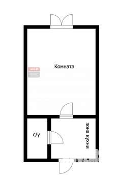 1-к квартира, вторичка, 18м2, 2/5 этаж