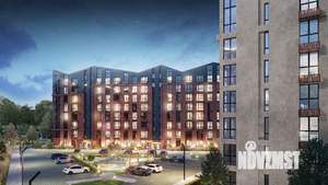 2-к квартира, строящийся дом, 76м2, 6/8 этаж