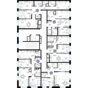 2-к квартира, вторичка, 52м2, 2/14 этаж