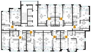 2-к квартира, вторичка, 64м2, 7/25 этаж
