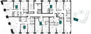 1-к квартира, вторичка, 50м2, 7/14 этаж