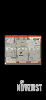 2-к квартира, вторичка, 60м2, 2/32 этаж