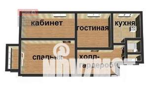 3-к квартира, вторичка, 51м2, 2/5 этаж
