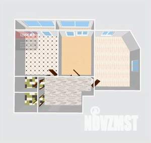 2-к квартира, вторичка, 54м2, 3/9 этаж
