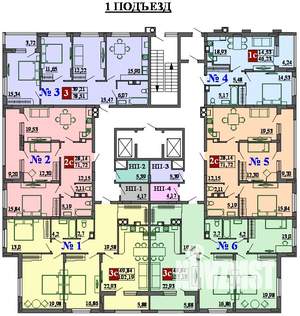 3-к квартира, строящийся дом, 103м2, 2/15 этаж