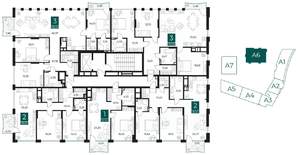 1-к квартира, вторичка, 53м2, 5/9 этаж
