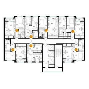 1-к квартира, вторичка, 27м2, 22/25 этаж