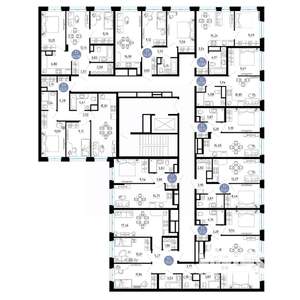 2-к квартира, вторичка, 53м2, 2/14 этаж