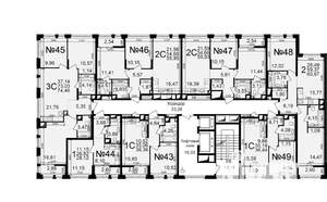 3-к квартира, вторичка, 73м2, 12/25 этаж