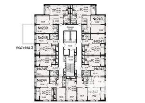2-к квартира, вторичка, 68м2, 2/26 этаж