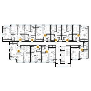 1-к квартира, вторичка, 40м2, 8/25 этаж