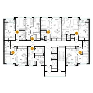 2-к квартира, вторичка, 51м2, 7/25 этаж