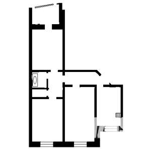 3-к квартира, вторичка, 72м2, 2/5 этаж