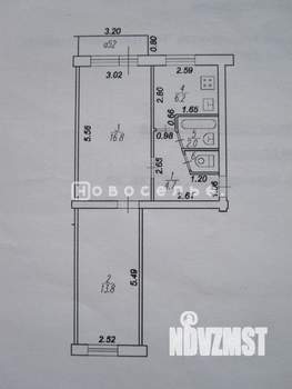 2-к квартира, вторичка, 45м2, 5/5 этаж