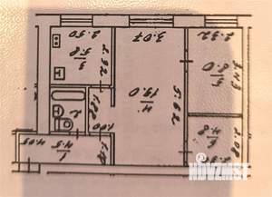 3-к квартира, вторичка, 45м2, 2/5 этаж