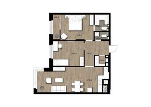 2-к квартира, вторичка, 71м2, 2/16 этаж