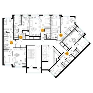 2-к квартира, вторичка, 59м2, 12/25 этаж