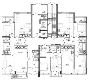 2-к квартира, вторичка, 68м2, 1/26 этаж