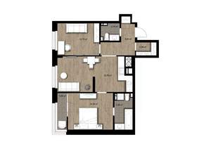 2-к квартира, вторичка, 67м2, 5/16 этаж