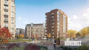 2-к квартира, строящийся дом, 76м2, 6/25 этаж