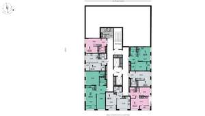2-к квартира, вторичка, 64м2, 21/21 этаж