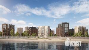 2-к квартира, строящийся дом, 63м2, 4/8 этаж