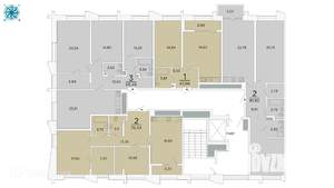 2-к квартира, вторичка, 76м2, 9/20 этаж