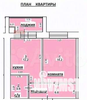 1-к квартира, вторичка, 36м2, 1/10 этаж