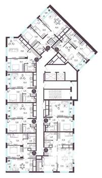 1-к квартира, вторичка, 42м2, 7/18 этаж