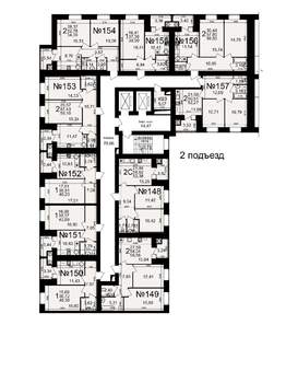 2-к квартира, вторичка, 53м2, 6/15 этаж