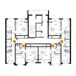 2-к квартира, вторичка, 60м2, 23/25 этаж