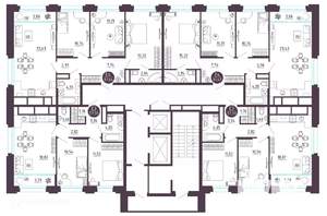 3-к квартира, вторичка, 82м2, 15/19 этаж