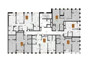 3-к квартира, вторичка, 123м2, 7/8 этаж