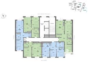 2-к квартира, вторичка, 72м2, 8/22 этаж
