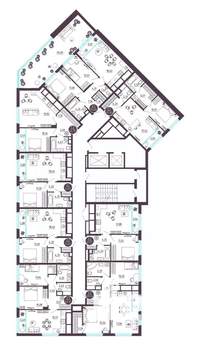 1-к квартира, вторичка, 50м2, 2/18 этаж